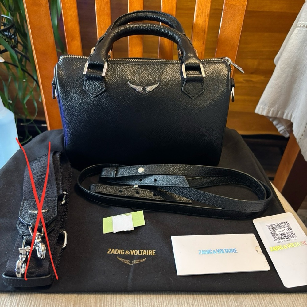 Zadig & Voltaire Sunny XS Leather Crossbody Bag